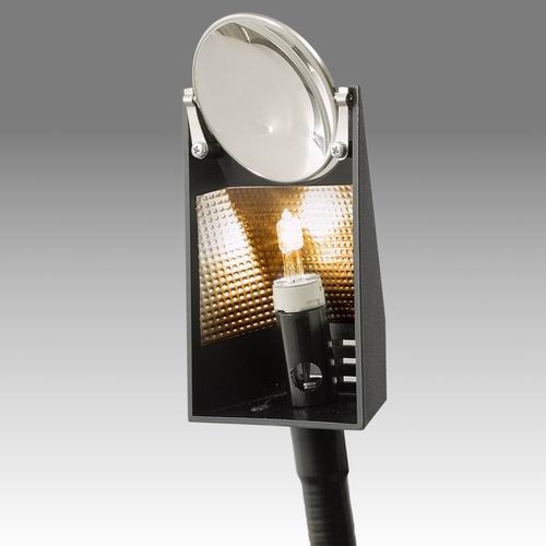 Lupa stojánková s asférickou čočkou průměru 55 mm s halogenovým osvětlením - LS 09-20TO/A55V - D 486