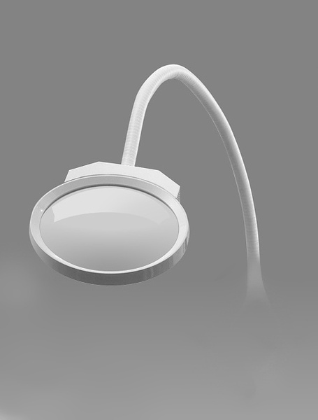 Lupa stojánková s čočkou průměru 180 mm s LED čipovým osvětlením - LSL 07TOP4 - D 405L